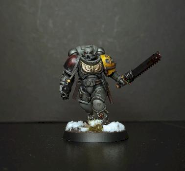 Space Wolves Grey Hunters by Renethegreenone