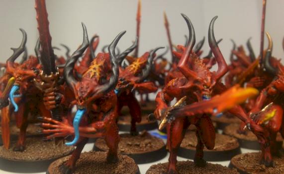 Khorne Bloodletters Sanguinaires by Utshe
