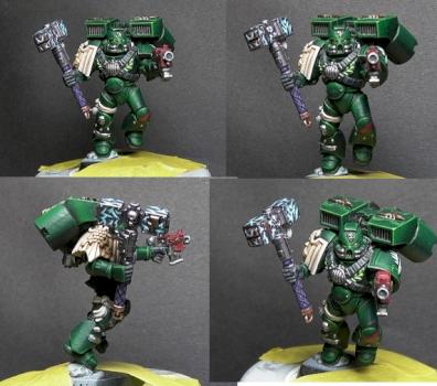 Dark Angels Assault Marine Sergeant by Warlock