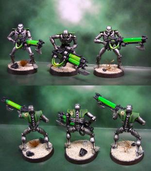 Necron warriors by pesadilla