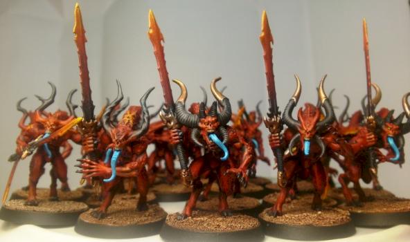 Khorne Bloodletters Sanguinaires by Utshe