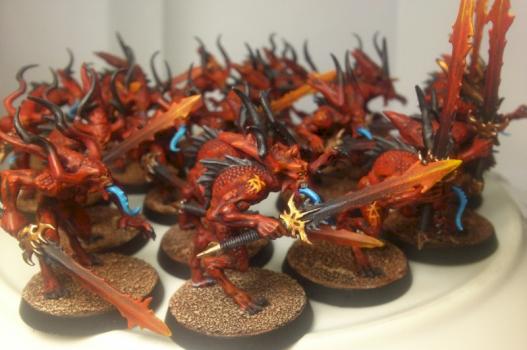 Khorne Bloodletters Sanguinaires by Utshe