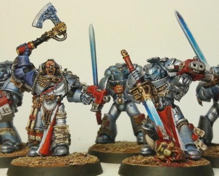 Grey Knights - Strike force sergeant and Psyker - Sergent et Archiviste by Utshe