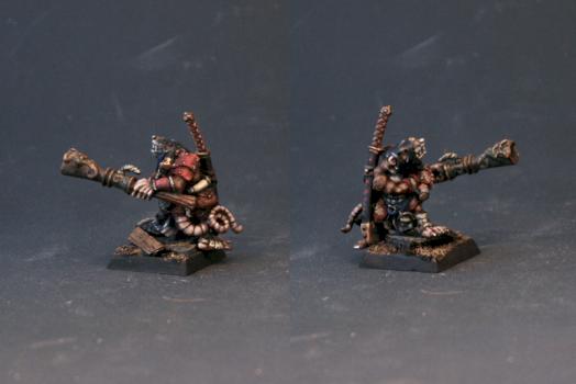 Mortheim Skaven with Blunderbuss by Kernspalt