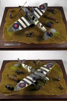 Spitfire Mk. IX 1/48 by tousgeo