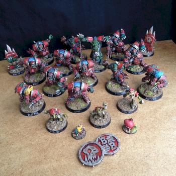 Blood Bowl Orc Team by GobBoss