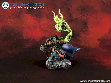 Chaos Space Marines Sorcerer by DEN of IMAGINATION