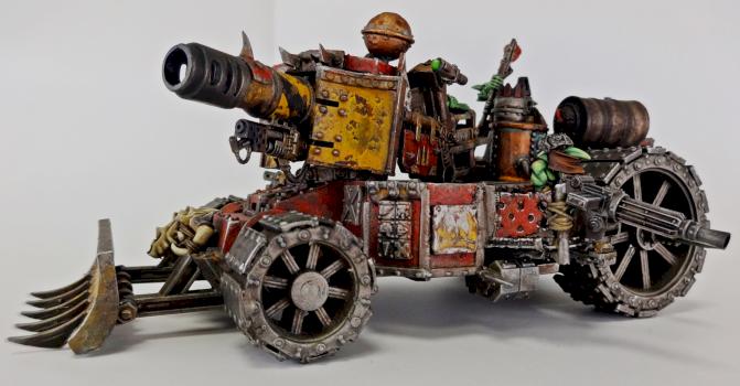 Ork Battlewagon by Moolet