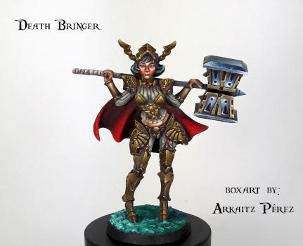 Death Bringer. Original Box art For RN Estudio by Noh