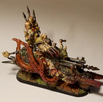 WH40K Converted Nurgle Death Guard Chaos Lord on Bike by NurglesGurgles