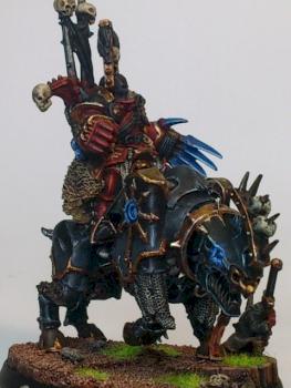 Khorne Chaos Lord on Juggernaut - Seigneur by Utshe