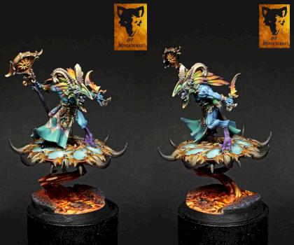 Tzaangore Shaman by Aphorys
