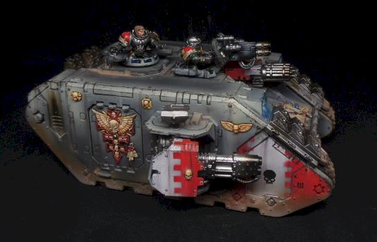 Grey Knights Land Raider by stalkerminsky