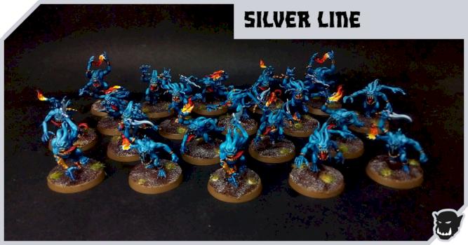 Warhammer Aos Blue Horrors & Brimstone Horrors by OrcoNero
