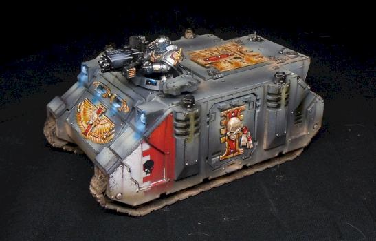 Grey Knights Rhino by stalkerminsky