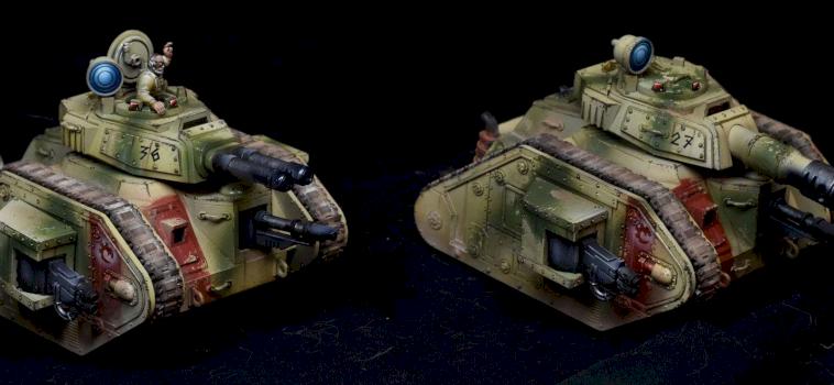 Genestealer Cult Leman Russ tanks by stalkerminsky