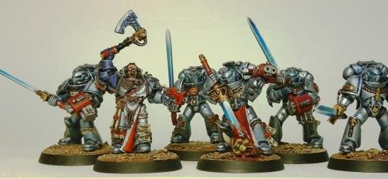 Grey Knights Strike force squad and psyker - Archiviste et Chevaliers Gris by Utshe