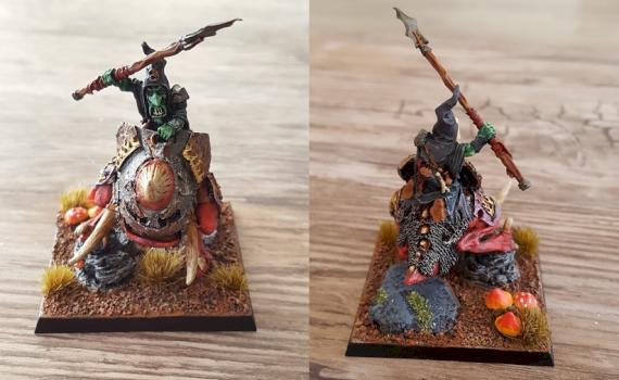 Goblin Squig rider by Nitwit