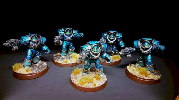 Alpha Legion Cataphractii Terminators by Hydra Dominatus