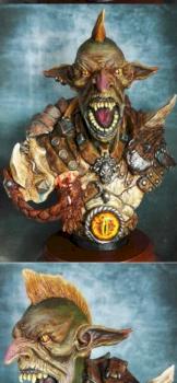 Goblin Warrior Βust by fram386s