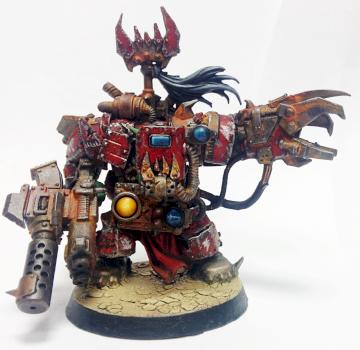 Mega-armoured warboss by Moolet