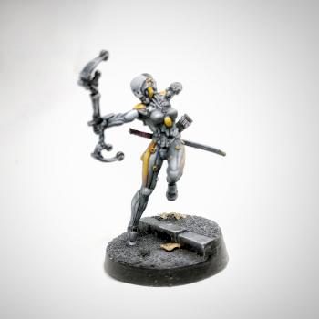 Ninja with tactical bow by alef
