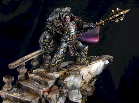 Horus Lupercal Warmaster of Chaos Sons of Horus Primarch by lilloser
