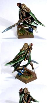 Wood Elf Lord With Great Sword by calinleafshade