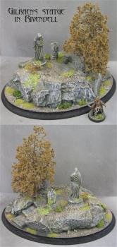 Terrain - Gilraen's Statue in Rivendell LotR. by 0nyx