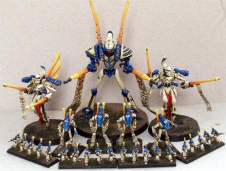 Small Epic scale Eldar army by Warmaster Nice
