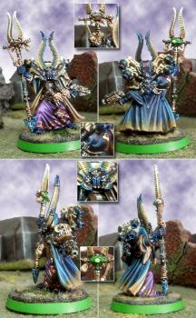 Ahriman, Grand Sorcerer of Tzeentch by Enzomadcap