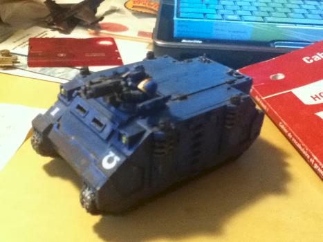 Ultramarines Rhino (front view) by Boamonster