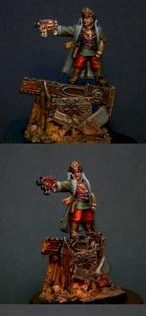 Imperial Guard Commissar with Bolt Pistol by Roman 2.0