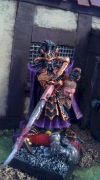 Dark Elf Tullaris of Har Ganeth by Pomba