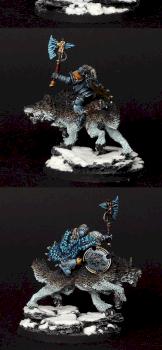 Space Wolves Lord on Thunderwolf by BloodyBeast.com