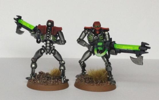 Necron Warriors by Vet Sgt Ezekiel