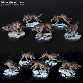 Space Wolves Fenrisian Wolf Pack by BloodyBeast.com
