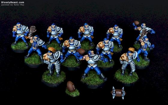 Blood Bowl Human Team by BloodyBeast.com