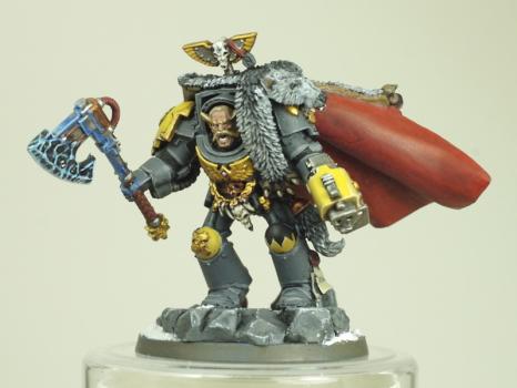 Space Wolves Terminator Wolf Lord by prowla