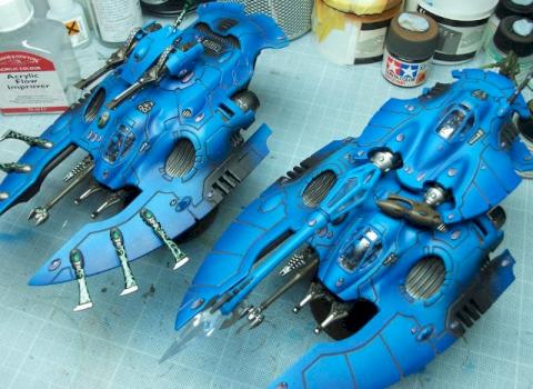 Alaitoc Eldar Grav Tanks by Vet Sgt Ezekiel