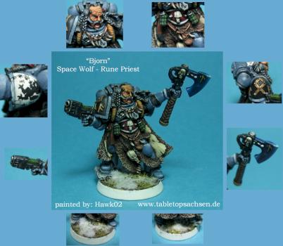 Bjorn - Space Wolves Rune Priest by Hawk02