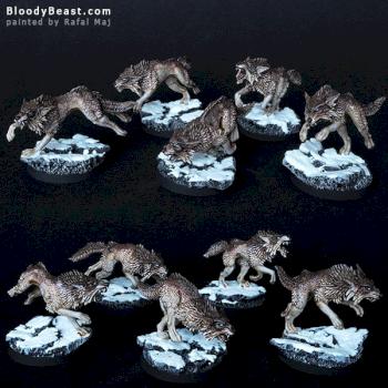 Space Wolves Fenrisian Wolf Pack by BloodyBeast.com