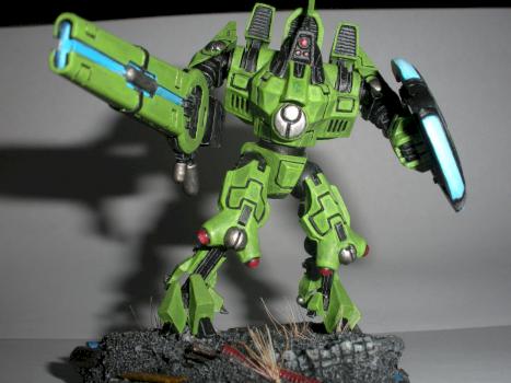 TAU BATTLESUIT COMMANDER SHAS'O R'ALAI by TheDarkApostle