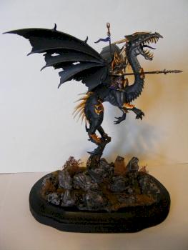 Dark Elf Dragon by Eclipseddstny
