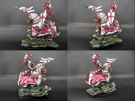 Warhammer Bretonnian Champion Knight of Dragon by tinman755