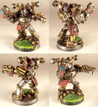 Chaos Space Marine Iron Warrior Lord by Olaf Paint