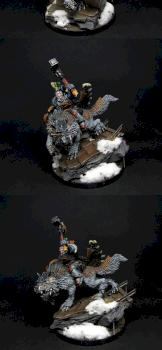 Wolf Lord on Thunderwolf by Daith