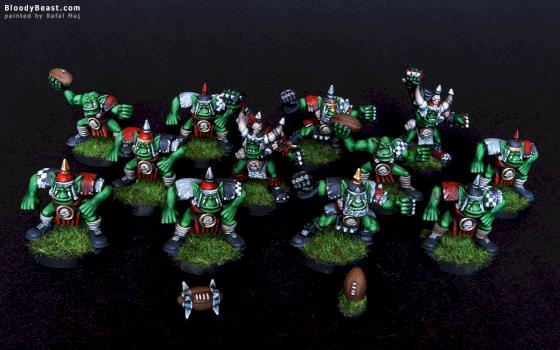 Blood Bowl Orc Team by BloodyBeast.com