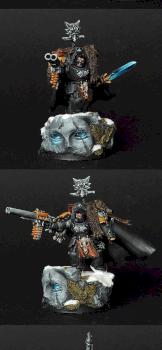 Space Wolves Lone Wolf with Wolf Companion by BloodyBeast.com