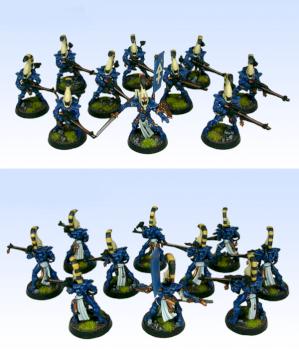 Eldar Dire Avengers by Brokenblade
